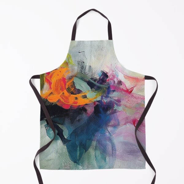 Item preview, This vivid and expressive abstract painting features a dynamic composition. designed and sold by CheerForGoods.