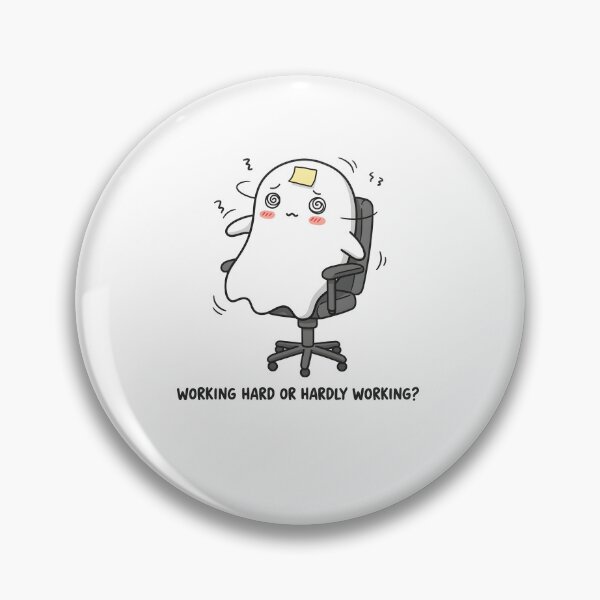 Item preview, Working Hard or Hardly Working Ghost designed and sold by Arcane-Aesthete.