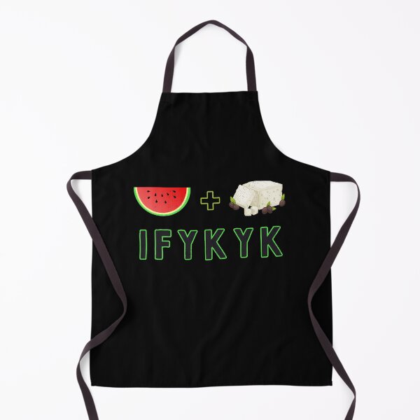Item preview, Watermelon and Feta – IFYKYK Greek Summer Vibes Tee designed and sold by Olive&Om.
