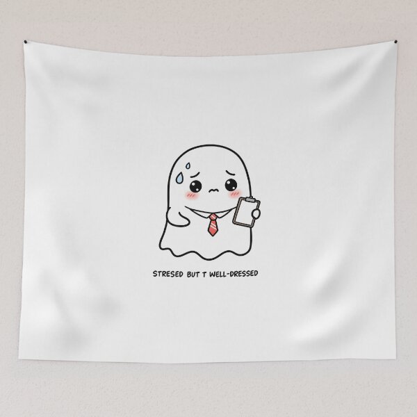Item preview, Stressed But Well-Dressed Ghost designed and sold by Arcane-Aesthete.