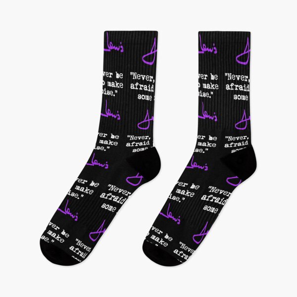 Item preview, Never be afraid to make some NOISE - John Lewis (purple signature) designed and sold by Thelittlelord.