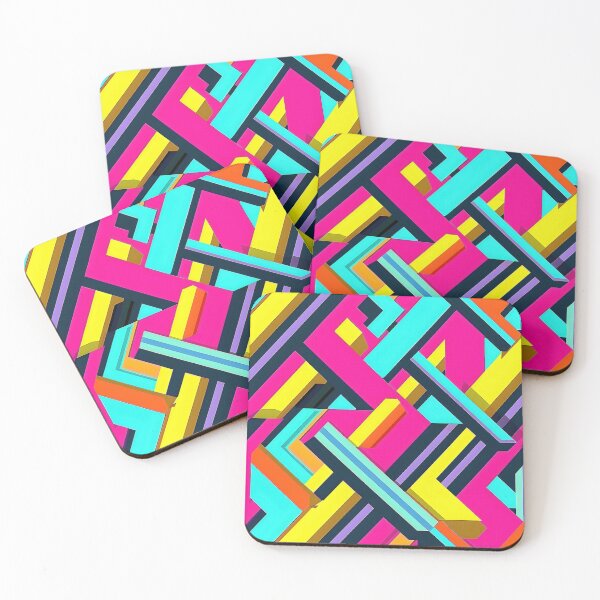 Item preview, Modernist Abstract Pattern of Intersecting Lines and Angular Shapes designed and sold by CheerForGoods.