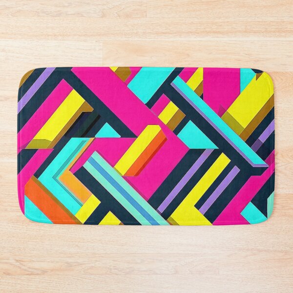 Item preview, Modernist Abstract Pattern of Intersecting Lines and Angular Shapes designed and sold by CheerForGoods.