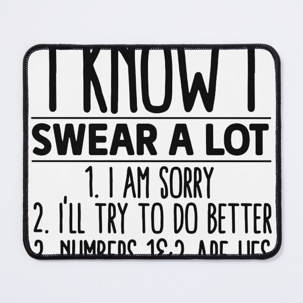 Item preview, I know I swear a lot designed and sold by Lfedel.