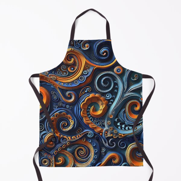 Item preview, paisley textile design fills the frame with its elaborate curving forms and swirling spirals. designed and sold by CheerForGoods.