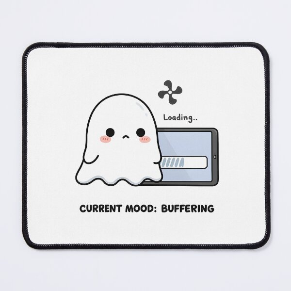 Item preview, Current Mood: Buffering Ghost designed and sold by Arcane-Aesthete.