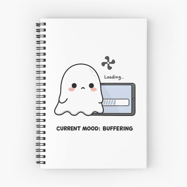Item preview, Current Mood: Buffering Ghost designed and sold by Arcane-Aesthete.