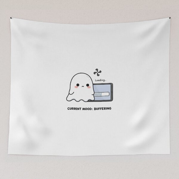 Item preview, Current Mood: Buffering Ghost designed and sold by Arcane-Aesthete.