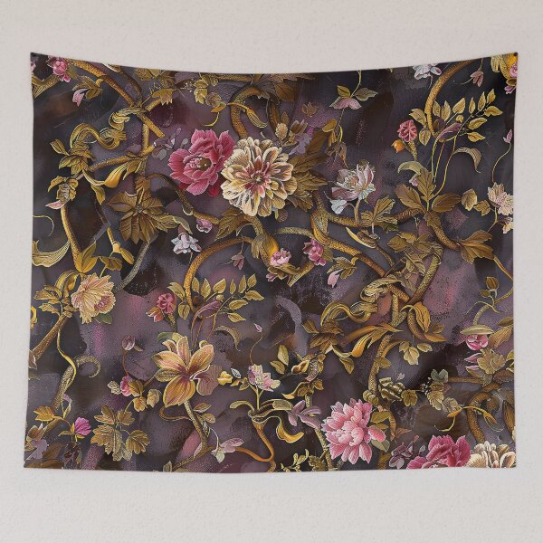 Item preview, Sumptuous Renaissance Fabric Design Intricate Century  designed and sold by CheerForGoods.