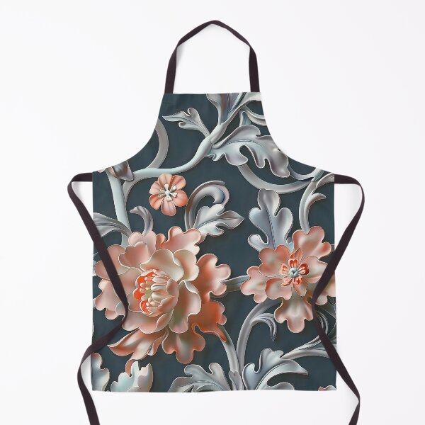 Item preview, Striking Chinese Silk Damask Exquisite Qing Dynasty inspired Floral designed and sold by CheerForGoods.