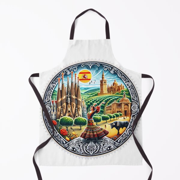 Item preview, Sunlit Spain: Land of Passion and Fiesta - Stamp designed and sold by StampGPT.