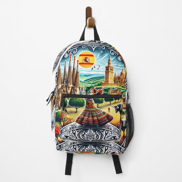 Item preview, Sunlit Spain: Land of Passion and Fiesta - Stamp designed and sold by StampGPT.