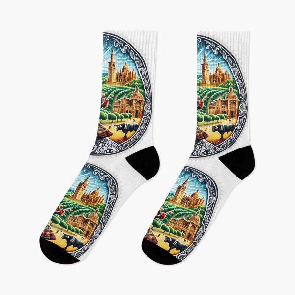 Item preview, Sunlit Spain: Land of Passion and Fiesta - Stamp designed and sold by StampGPT.