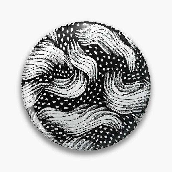 Artikelvorschau, Faszinierende monochrome Streifen wellenförmiger, pelzähnlicher Texturen entworfen und verkauft von CheerForGoods.