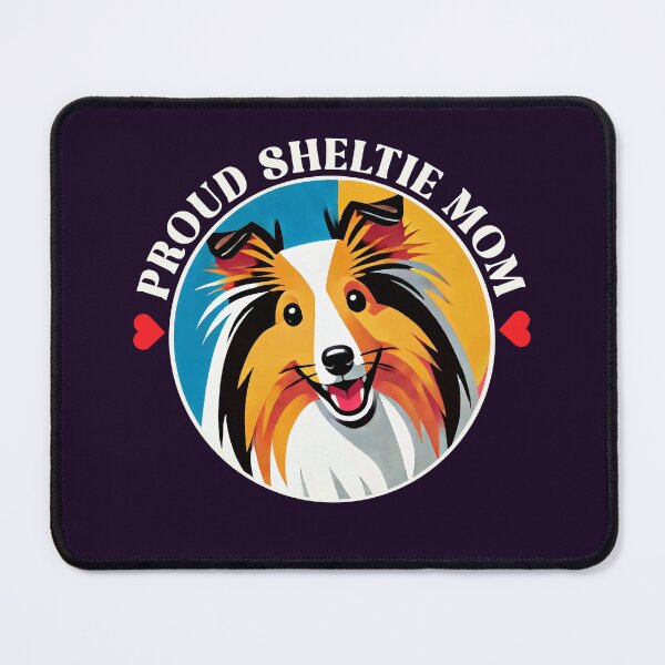 Item preview, Proud Sheltie Mom Colorful Pop Art Shetland Sheepdog Design	 designed and sold by Victor Shadehorn.