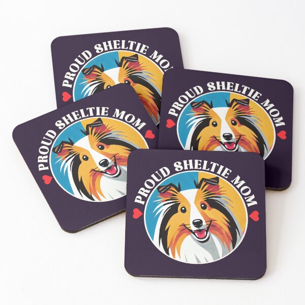Item preview, Proud Sheltie Mom Colorful Pop Art Shetland Sheepdog Design	 designed and sold by Victor Shadehorn.