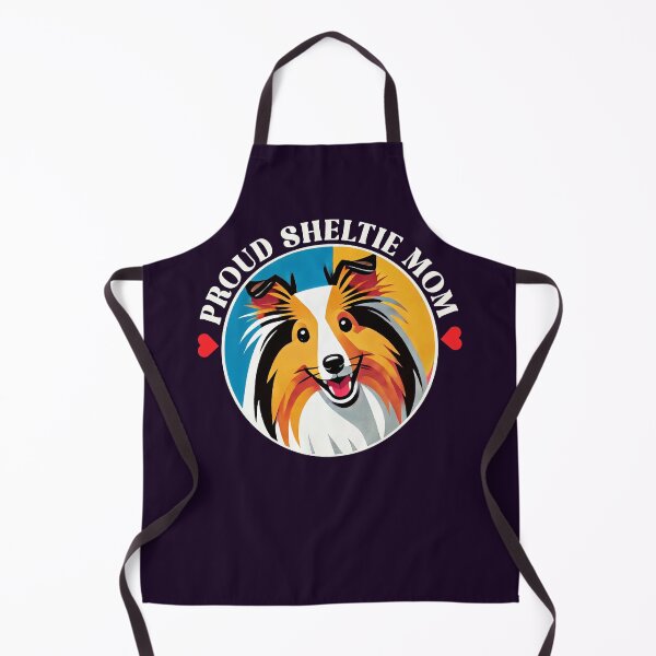 Item preview, Proud Sheltie Mom Colorful Pop Art Shetland Sheepdog Design designed and sold by Victor Shadehorn.