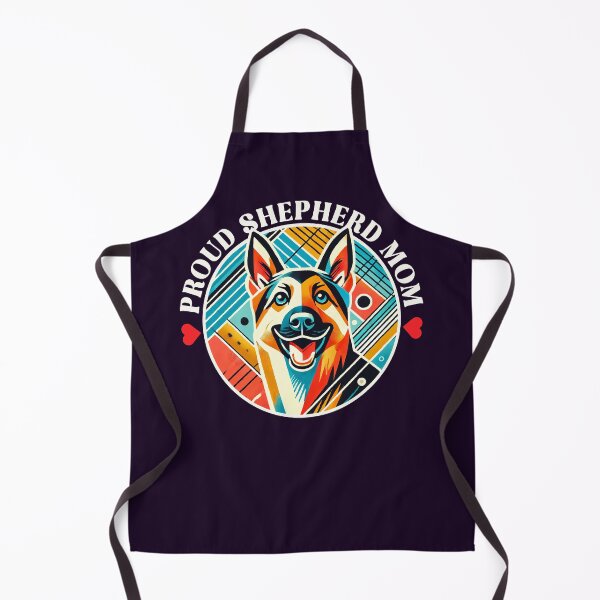 Item preview, Proud Shepherd Mom Colorful Pop Art German Shepherd Dog Design designed and sold by Victor Shadehorn.