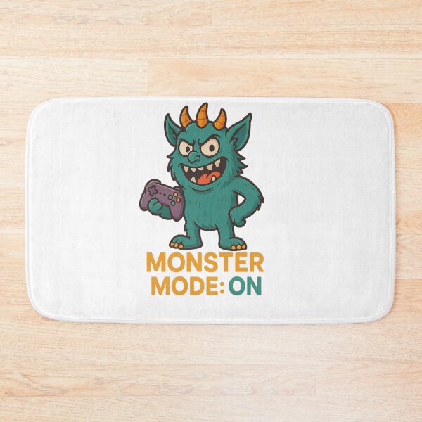 Item preview, Monster Mode: ON – Fierce Gamer Edition designed and sold by PastimeMastery.