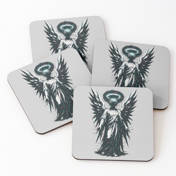 Item preview, Glitch Angel – Spikey Sacred Distortion Art designed and sold by Shoot-The-Moon.