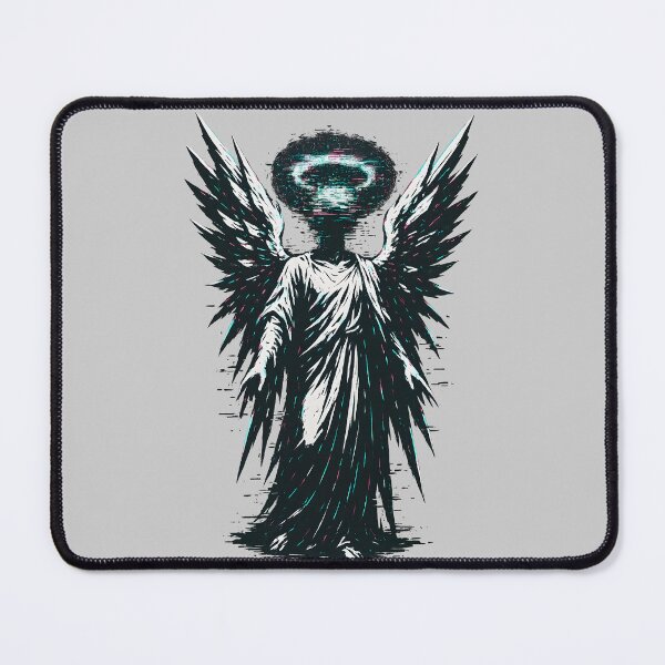 Item preview, Glitch Angel – Spikey Sacred Distortion Art designed and sold by Shoot-The-Moon.