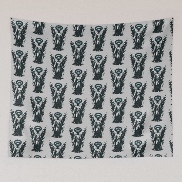 Item preview, Glitch Angel – Spikey Sacred Distortion Art designed and sold by Shoot-The-Moon.