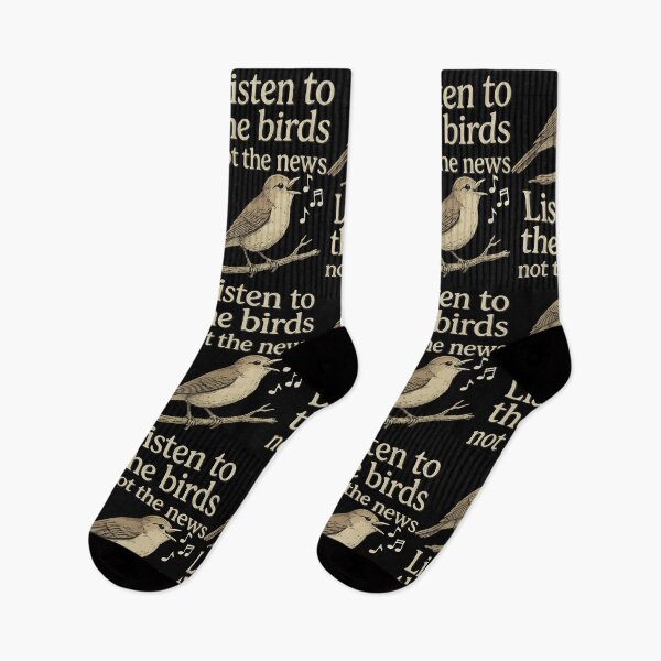 Item preview, Listen to the birds not the news designed and sold by portokalis.