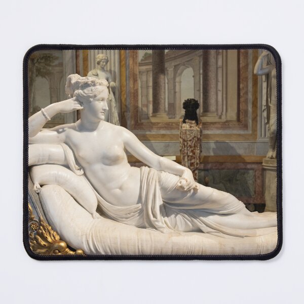 Item preview, Rome, Italy - Paolina Borghese Bonaparte as Venus Victrix, by sculptor Antonio Canova designed and sold by Paolo Modena Photography    -   Fine Italian Art.