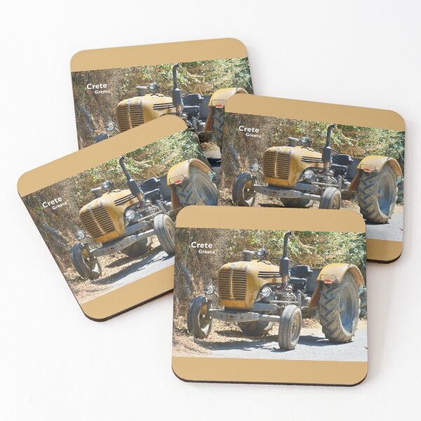 Item preview, Crete, Greece, Old tractor parked on a country road designed and sold by studio838.
