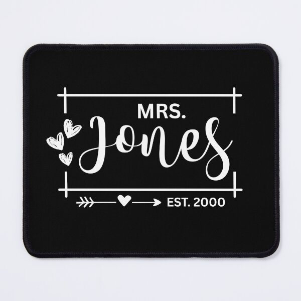 Item preview, Mrs. Jones Estimated 2000 - 25th Wedding Anniversary Gift for Her Wifey Women designed and sold by Mozaic Clothes.