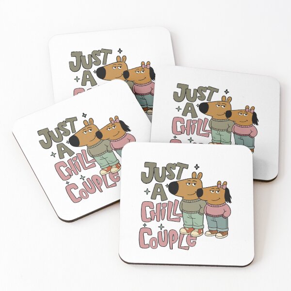 Item preview, Just a Chill Couple - Fun designed and sold by FarieArt.