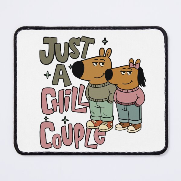 Item preview, Just a Chill Couple - Fun designed and sold by FarieArt.