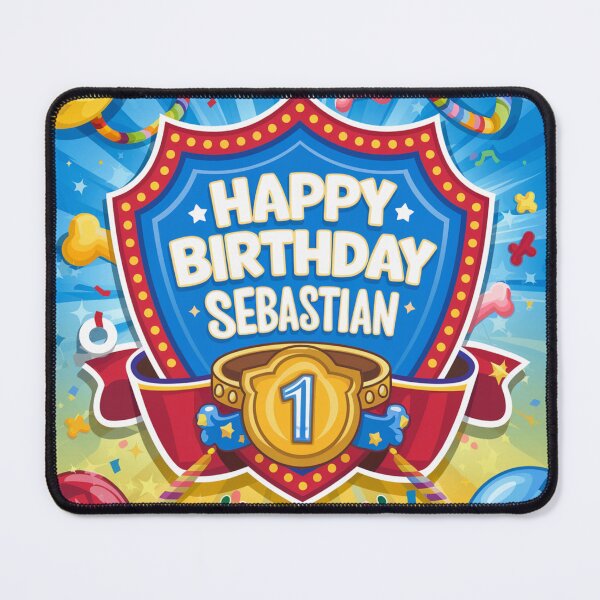 Item preview, Sebastian’s 1st Birthday designed and sold by whatifsticks.