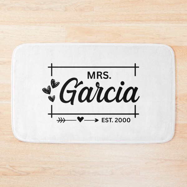 Item preview, Mrs. Garcia Estimated 2000 - 25th Wedding Anniversary Gift for Her Wifey Women designed and sold by Mozaic Clothes.
