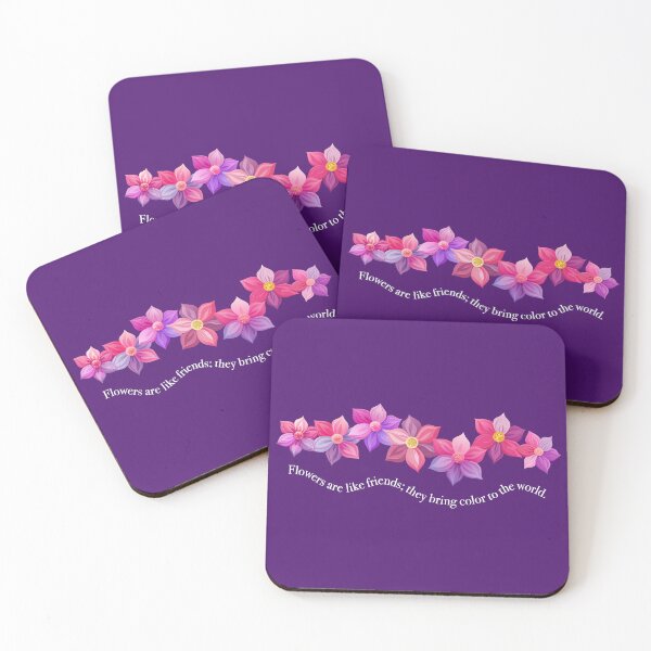 Item preview, Friends are like Flowers (White) designed and sold by Enchanted Purple Poppy.
