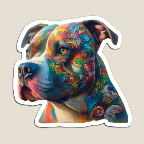 Item preview, Colorful dog designed and sold by shymuscat.