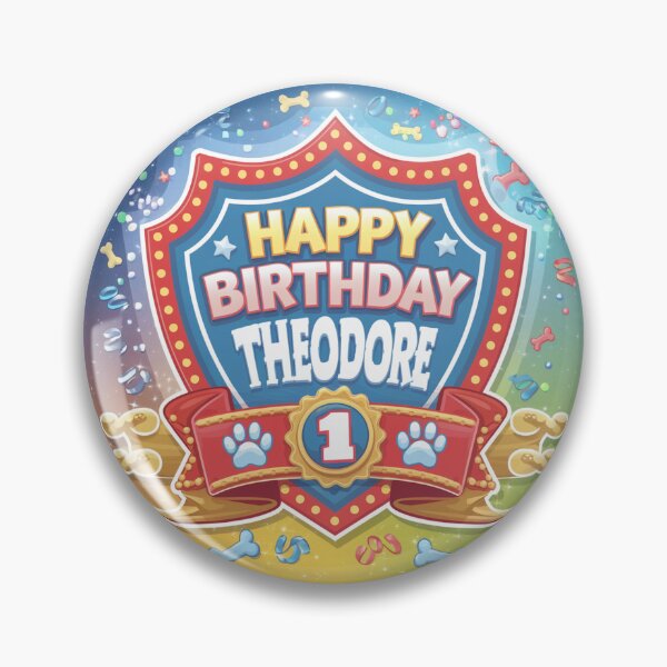 Item preview, Theodore’s 1st Birthday designed and sold by whatifsticks.