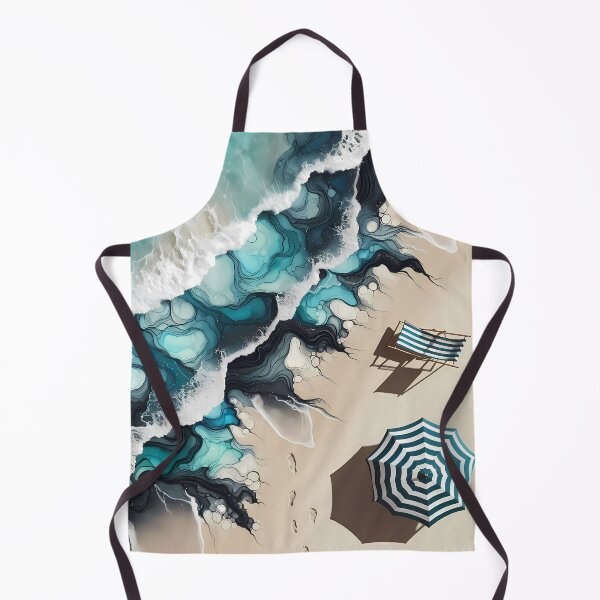 Item preview, Teal ink spill designed and sold by Vibranta Studio.