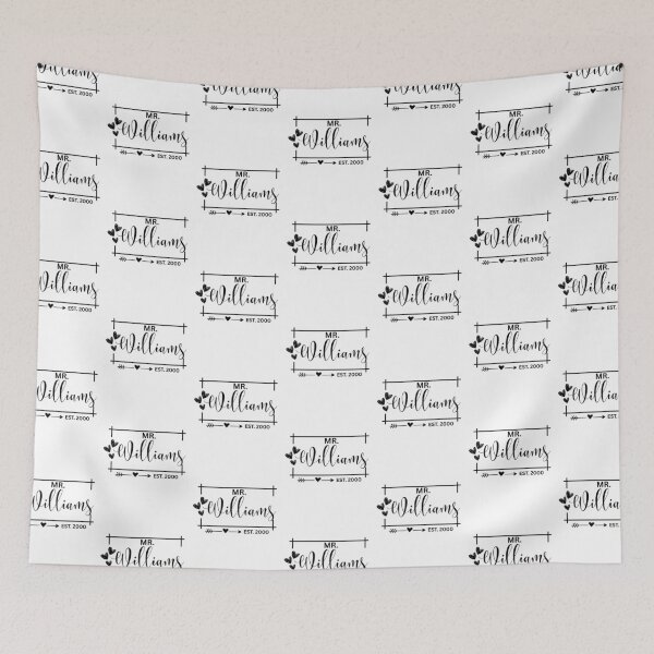 Item preview, Mr. Williams Estimated 2000 - 25th Wedding Anniversary Gift for Him Hubby Men designed and sold by Mozaic Clothes.
