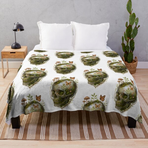 Item preview, Feed The Planet – Nature Reclaims the Skull designed and sold by Shoot-The-Moon.