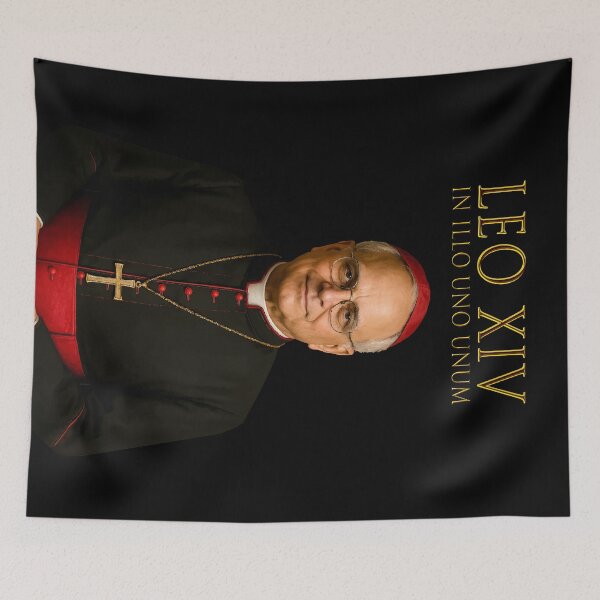 Item preview, Pope Leo XIV – In Illo Uno Unum designed and sold by SteadyRolling.