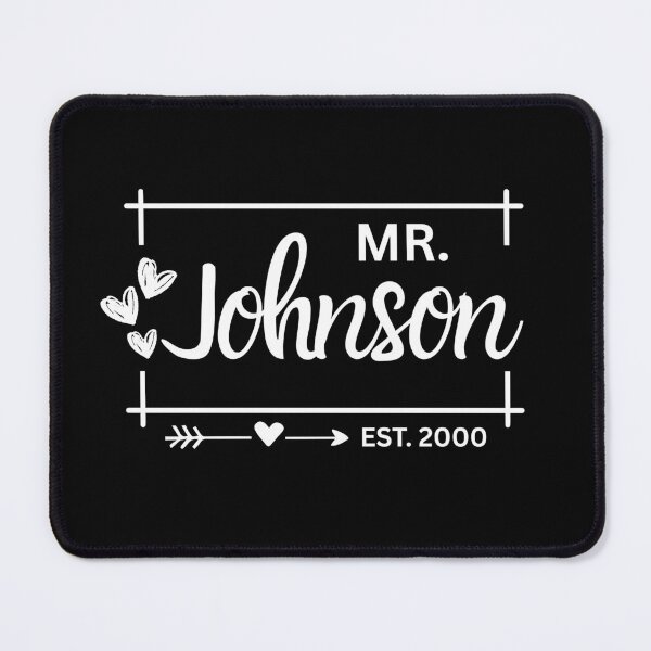 Item preview, Mr. Johnson Estimated 2000 - 25th Wedding Anniversary Gift for Him Hubby Men designed and sold by Mozaic Clothes.