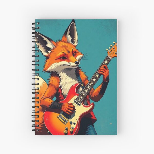 Item preview, Cute fox playing  guitar  designed and sold by Dogandesighn.