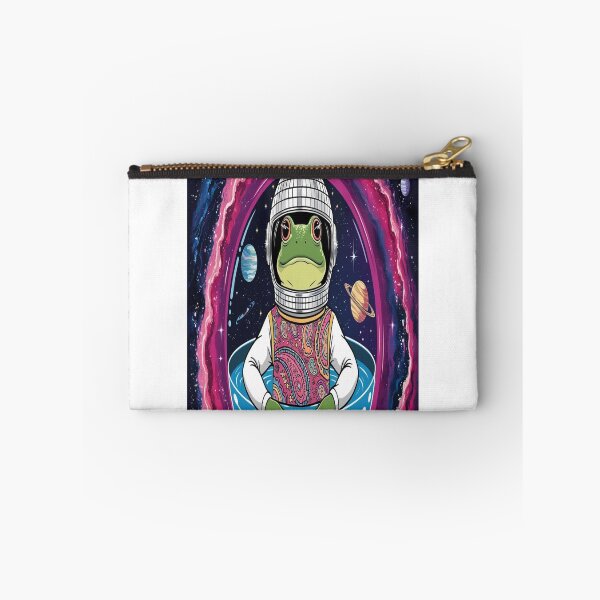 Item preview, Cosmic Groove: Retro Frog in Space designed and sold by automaticvideos.
