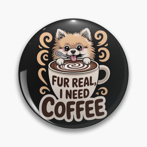 Item preview, Shiba - Fur Real I Need Coffee designed and sold by 123ks.