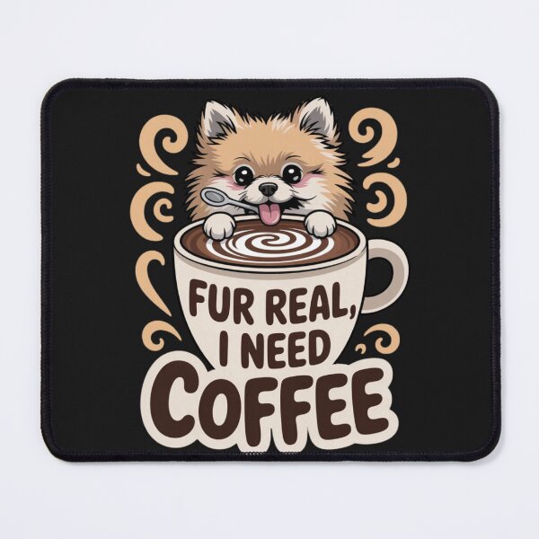 Item preview, Shiba - Fur Real I Need Coffee designed and sold by 123ks.