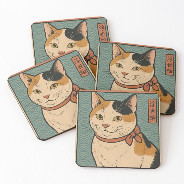 Item preview, Gentle Cat of the Rising Waves designed and sold by DiShepherd.
