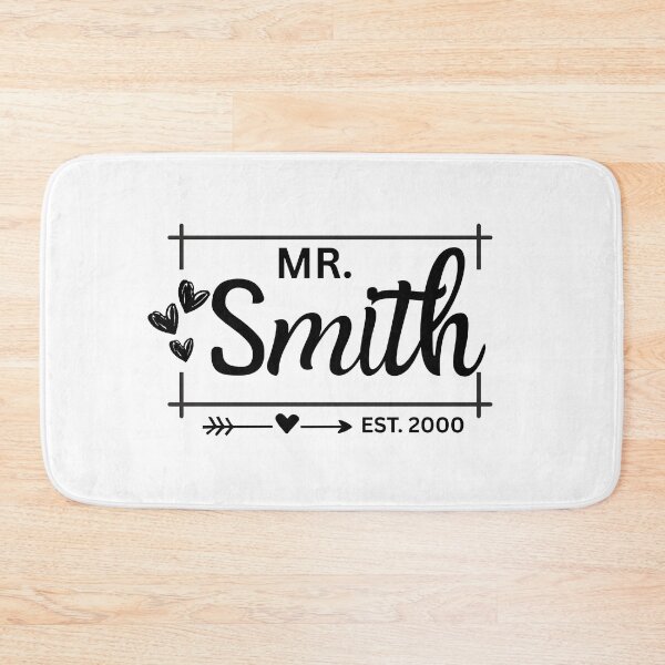 Item preview, Mr. Smith Estimated 2000 - 25th Wedding Anniversary Gift for Him Hubby Men designed and sold by Mozaic Clothes.