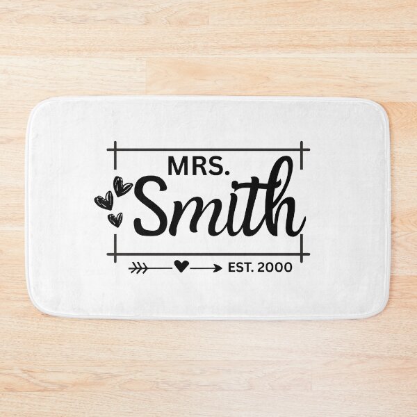 Item preview, Mrs. Smith Estimated 2000 - 25th Wedding Anniversary Gift for Her Wifey Women designed and sold by Mozaic Clothes.