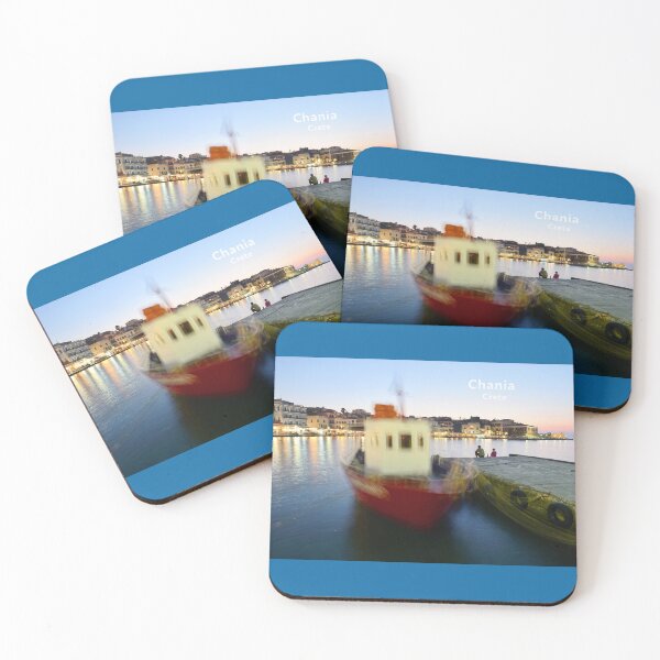 Item preview, Chania, Crete, Greece, Boats in the port of Chania designed and sold by studio838.